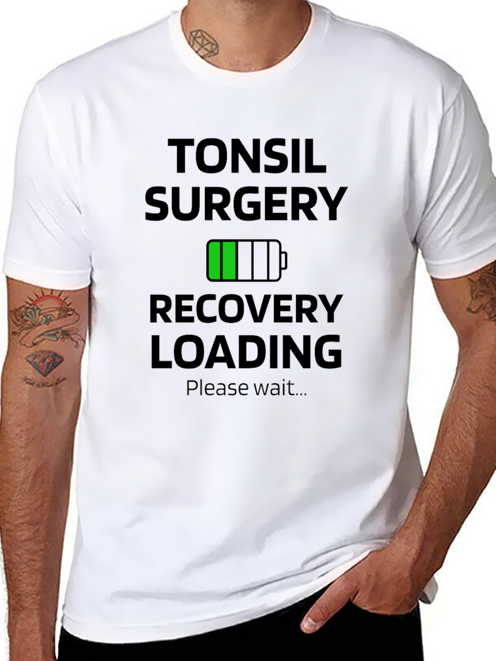 Tonsil Surgery Recovery Loading T-Shirt