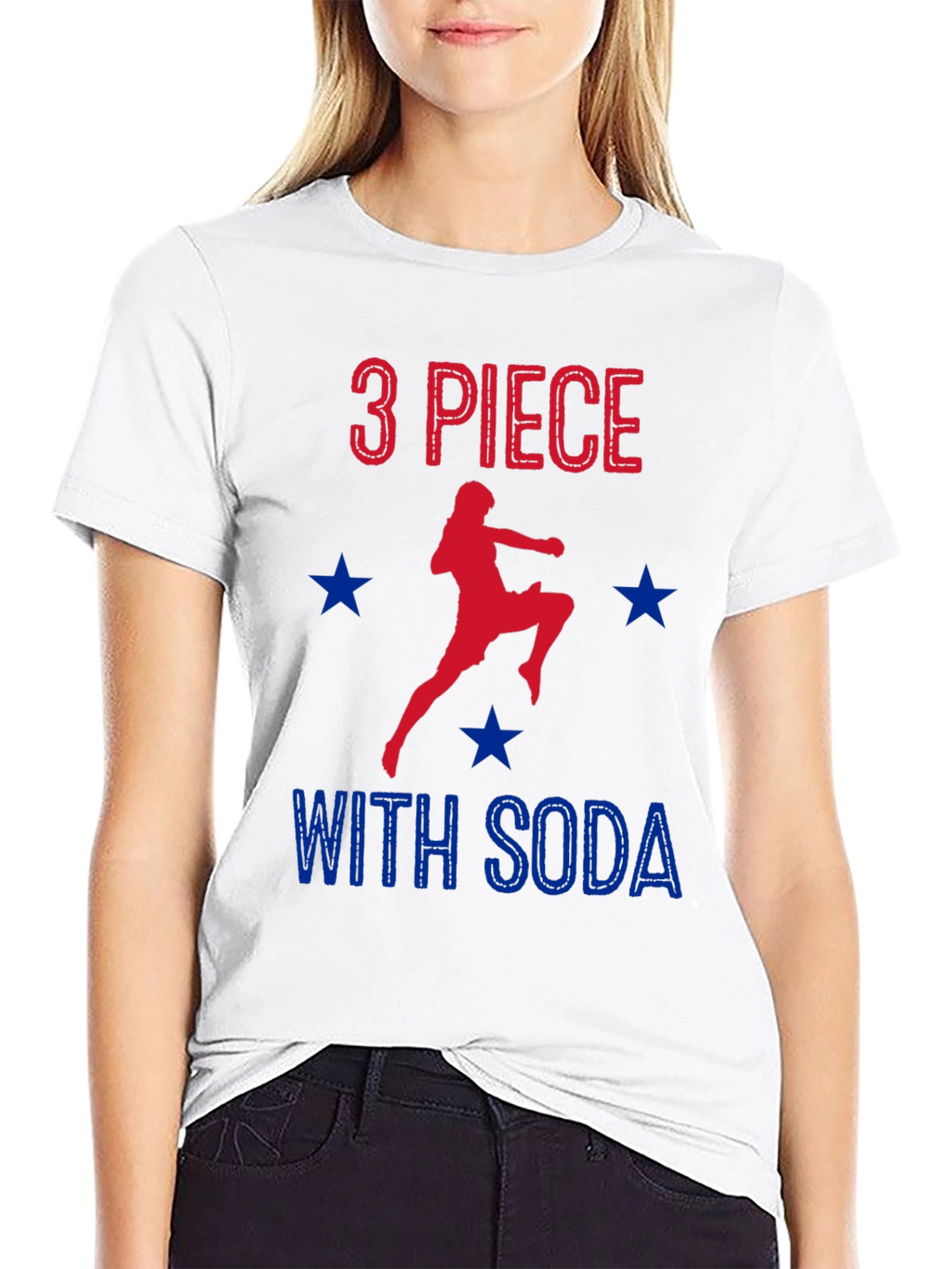 3 Piece With Soda Funny T-Shirt