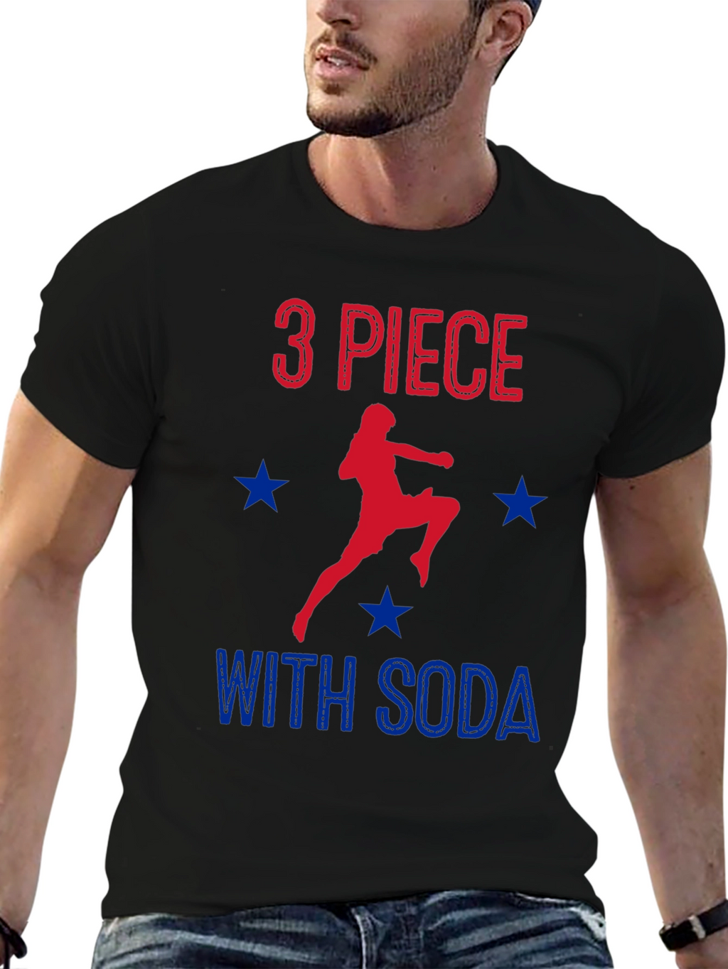 3 Piece With Soda Funny T-Shirt