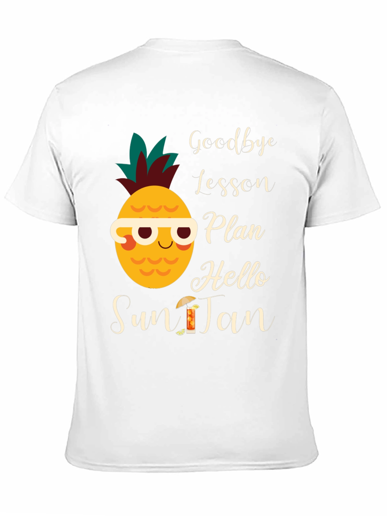 Goodbye Lesson Plan Hello Sun Tan T-Shirt