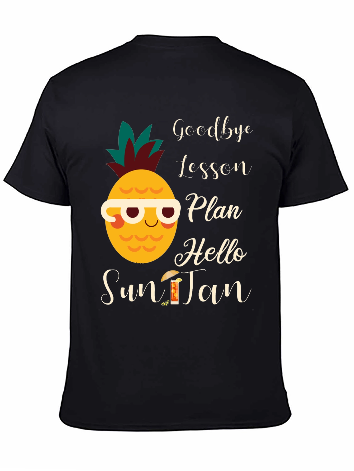 Goodbye Lesson Plan Hello Sun Tan T-Shirt