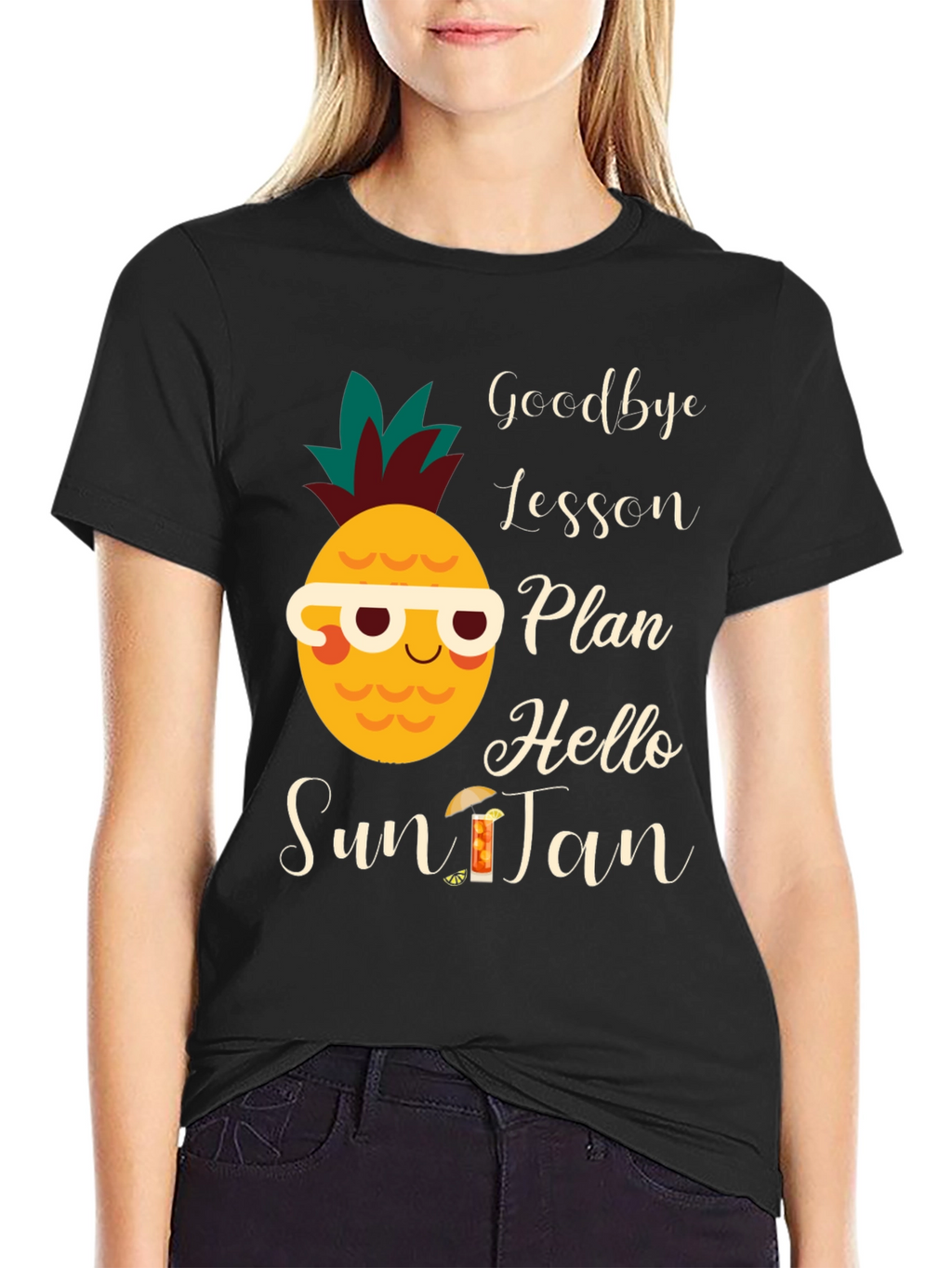 Goodbye Lesson Plan Hello Sun Tan T-Shirt