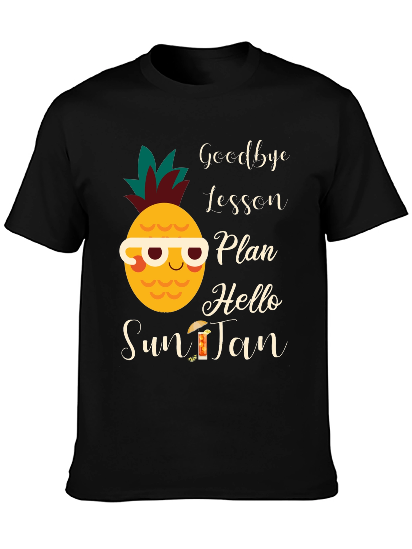 Goodbye Lesson Plan Hello Sun Tan T-Shirt
