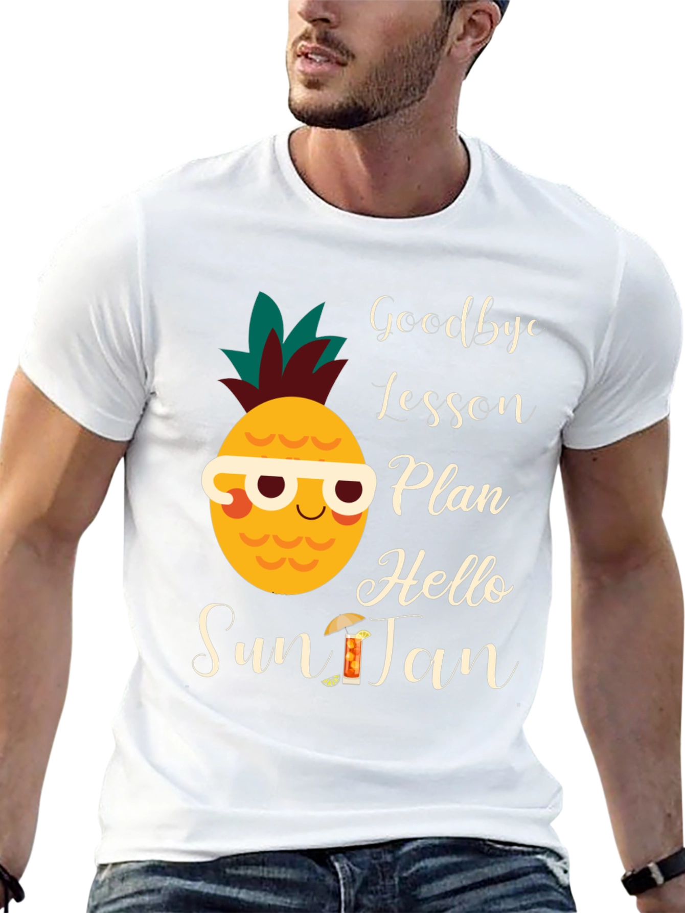 Goodbye Lesson Plan Hello Sun Tan T-Shirt