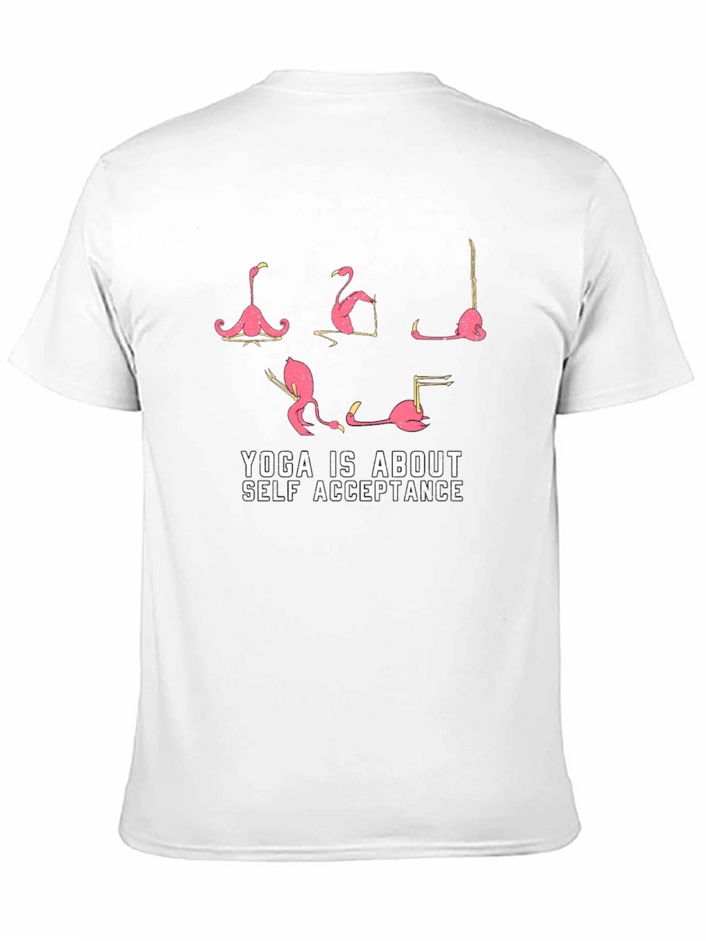 Yoga Flamingo T-Shirt - Self Acceptance