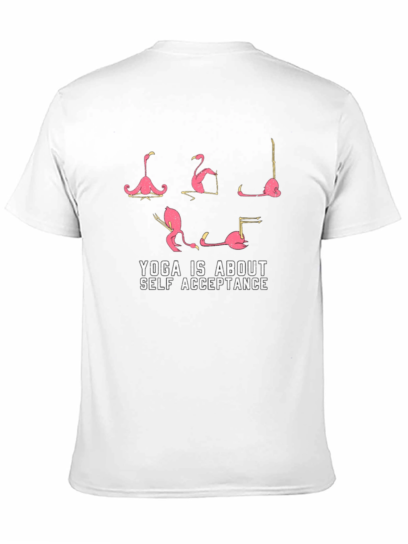 Yoga Flamingo T-Shirt - Self Acceptance