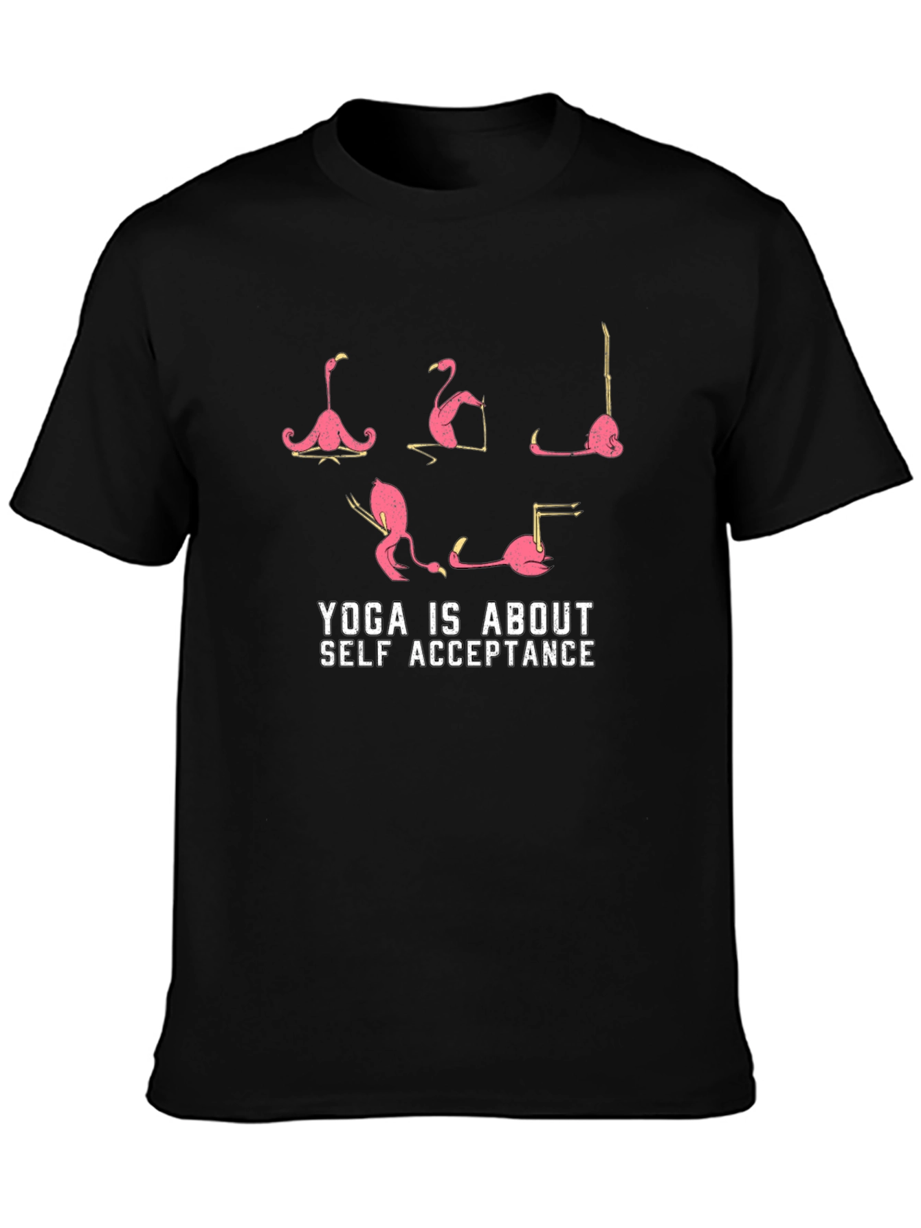 Yoga Flamingo T-Shirt - Self Acceptance
