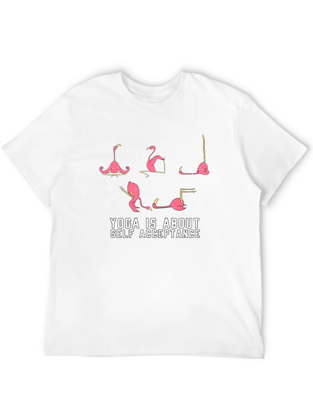 Yoga Flamingo T-Shirt - Self Acceptance