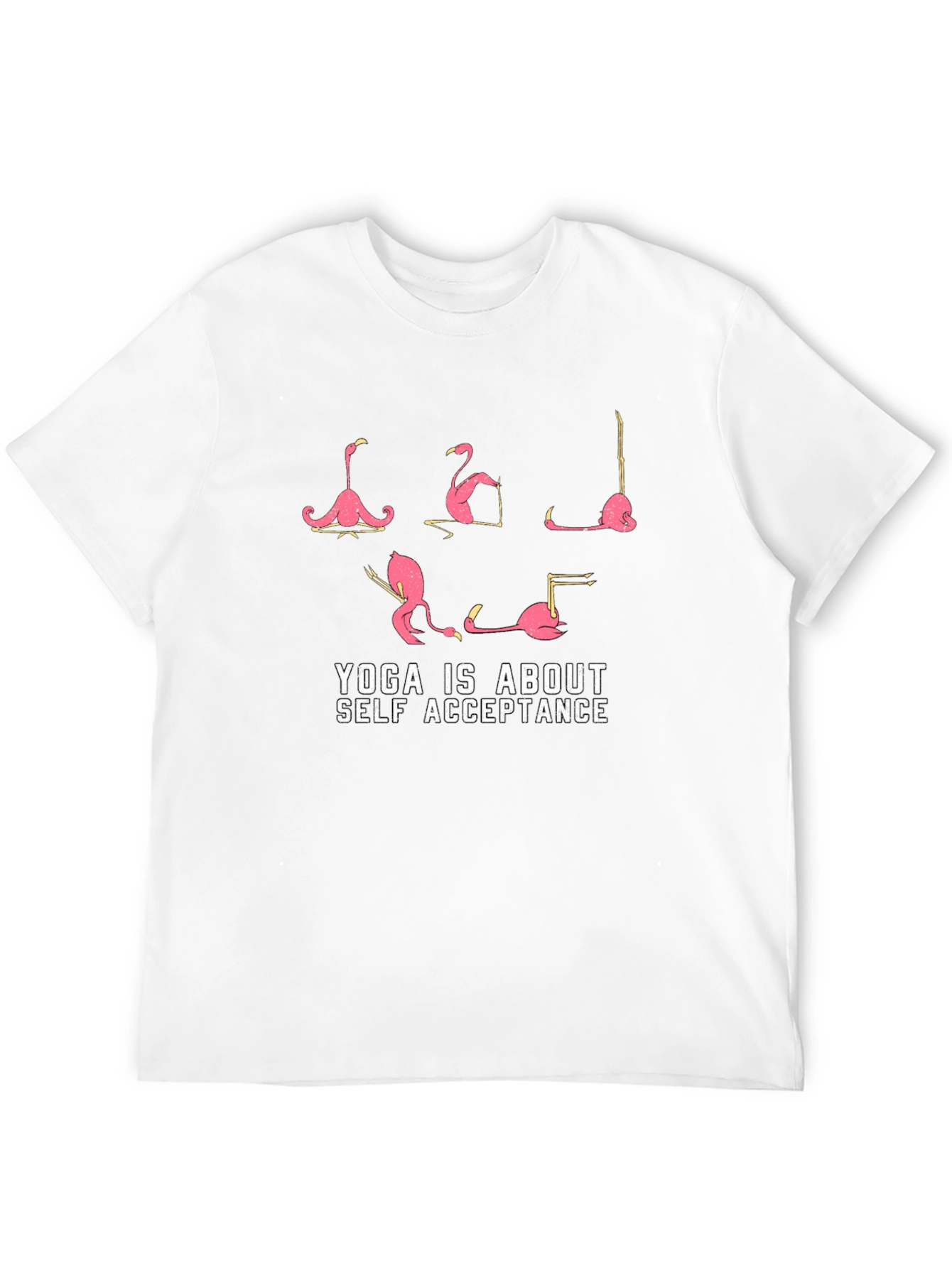 Yoga Flamingo T-Shirt - Self Acceptance