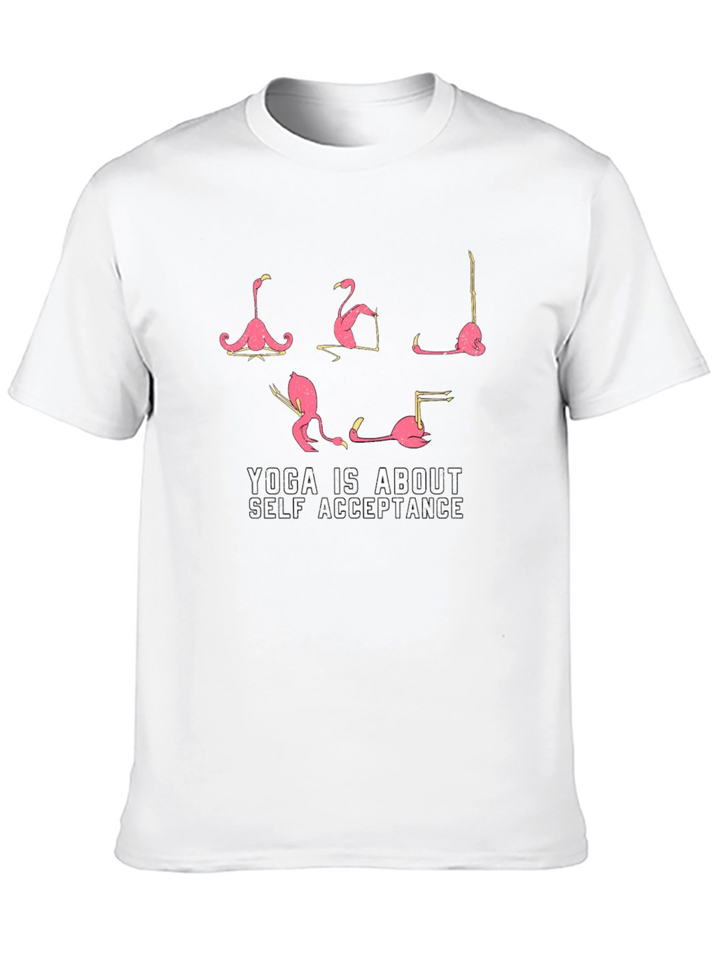 Yoga Flamingo T-Shirt - Self Acceptance