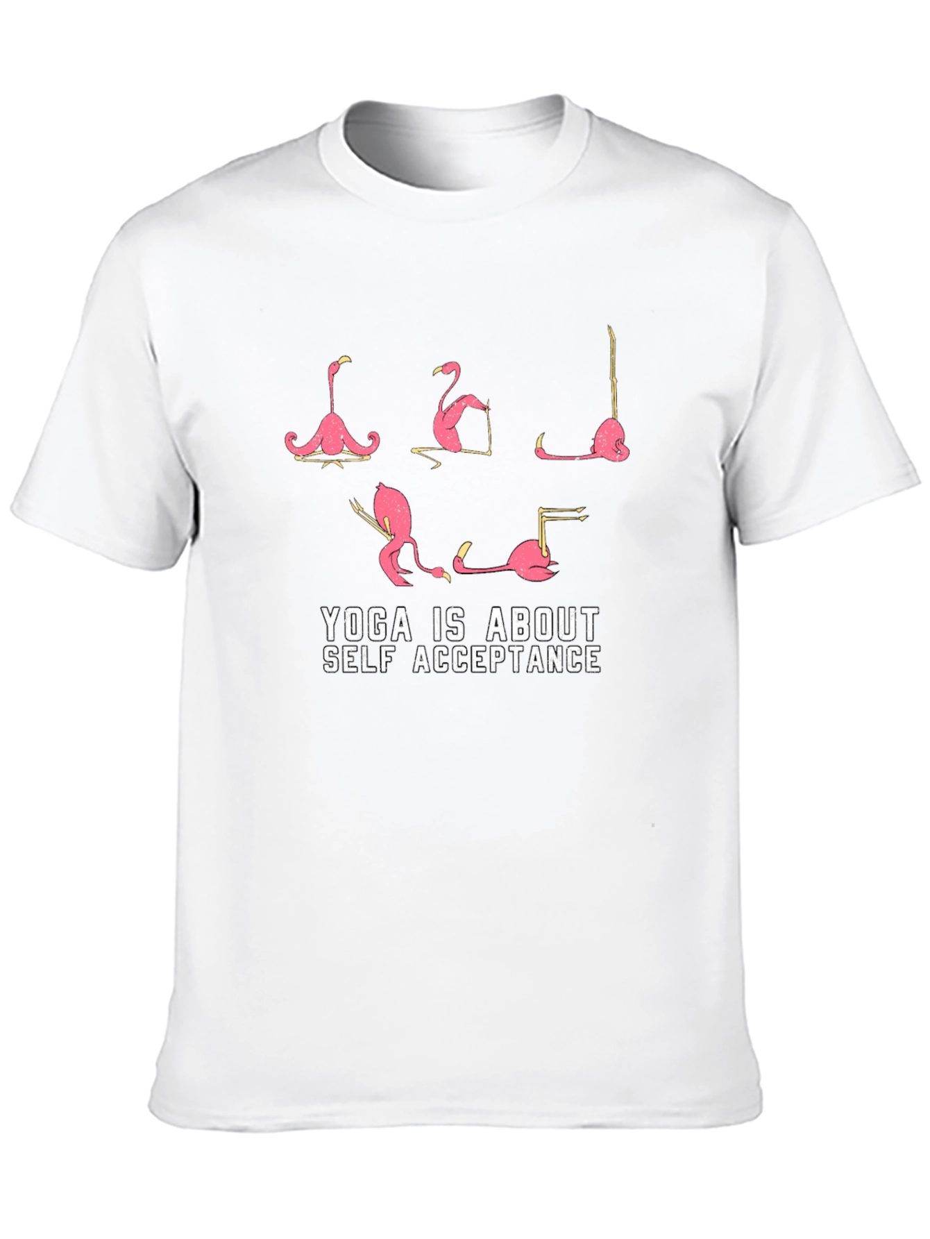 Yoga Flamingo T-Shirt - Self Acceptance