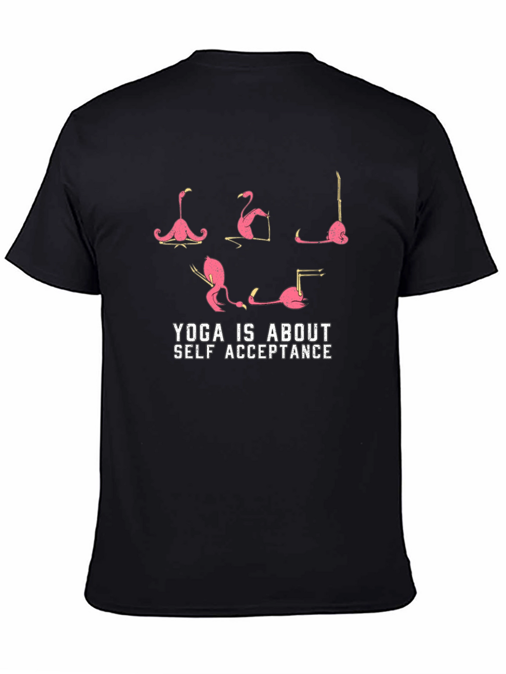 Yoga Flamingo T-Shirt - Self Acceptance