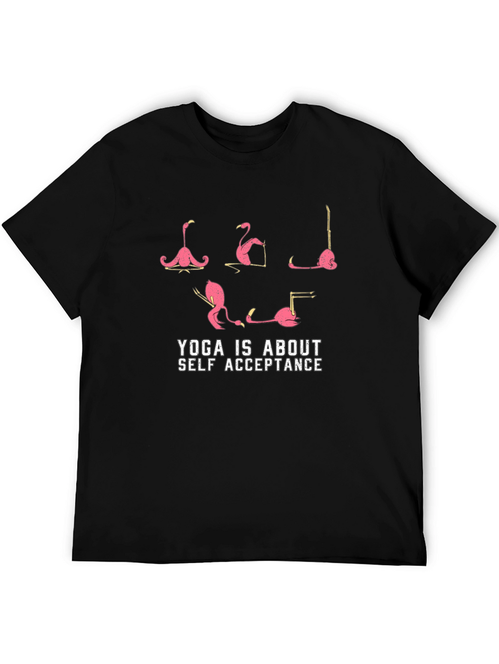 Yoga Flamingo T-Shirt - Self Acceptance