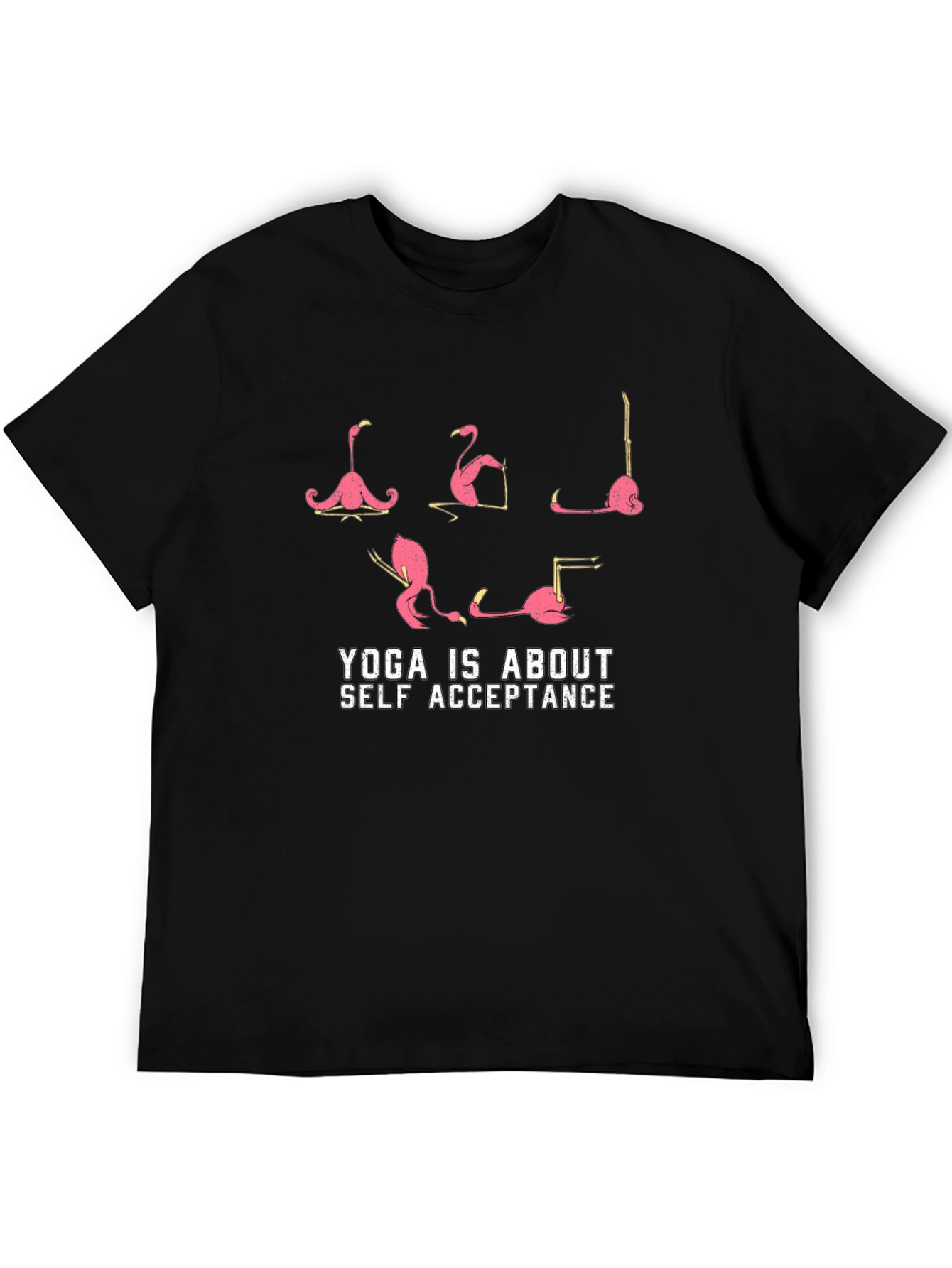 Yoga Flamingo T-Shirt - Self Acceptance