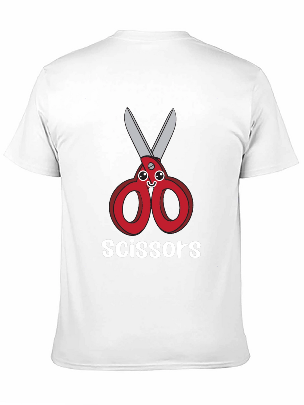 Funny Cartoon Scissors T-Shirt - Unisex Graphic Tee