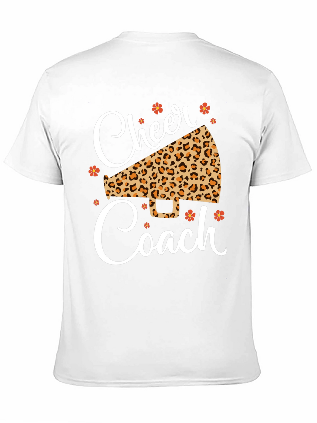 Cheer Coach Leopard Print T-Shirt