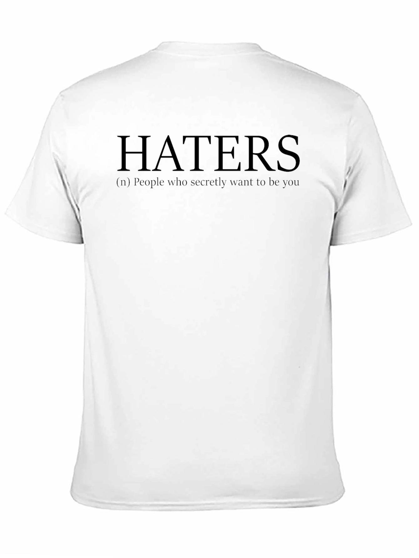 Haters Definition Graphic T-Shirt - Black