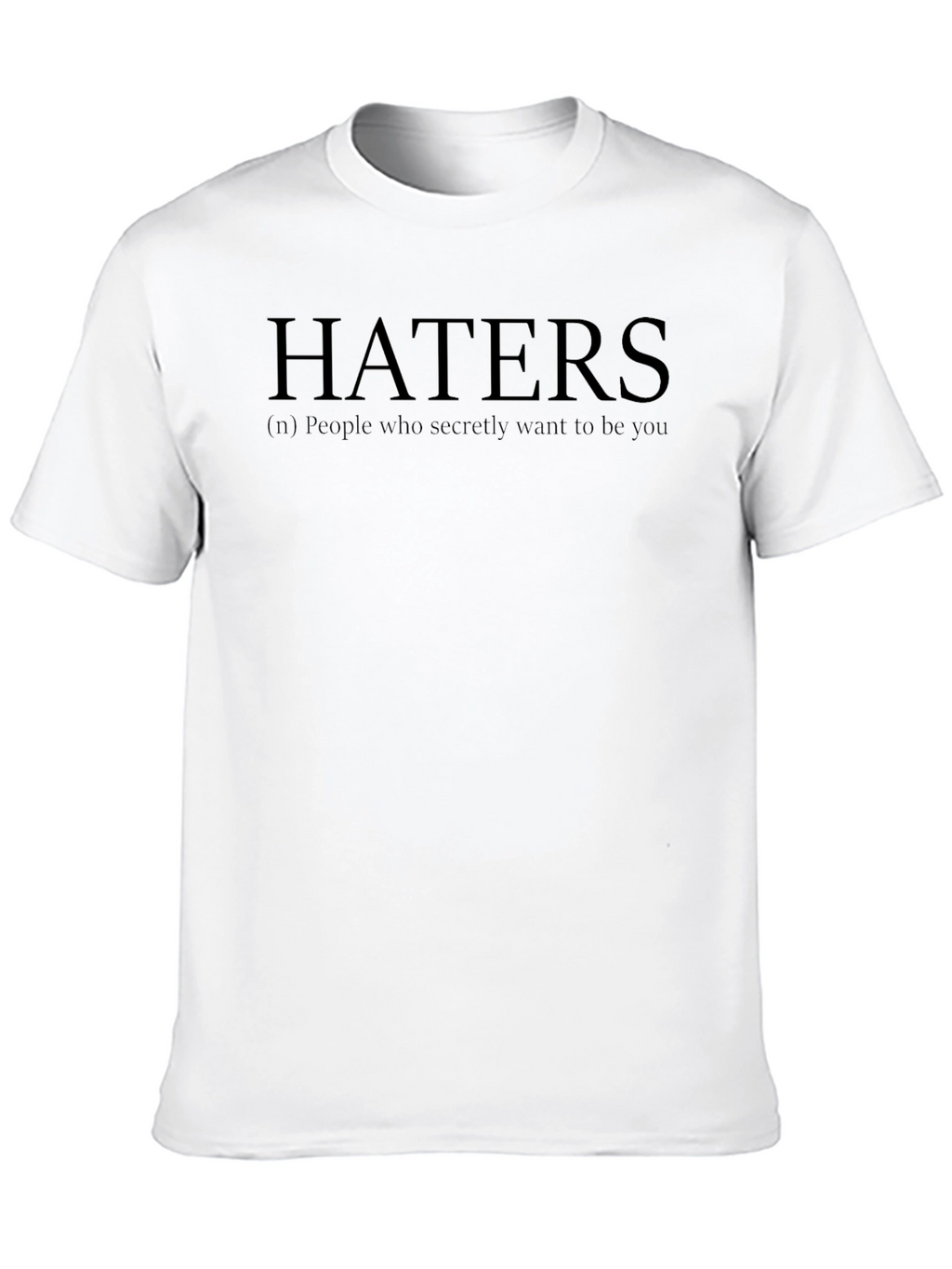 Haters Definition Graphic T-Shirt - Black