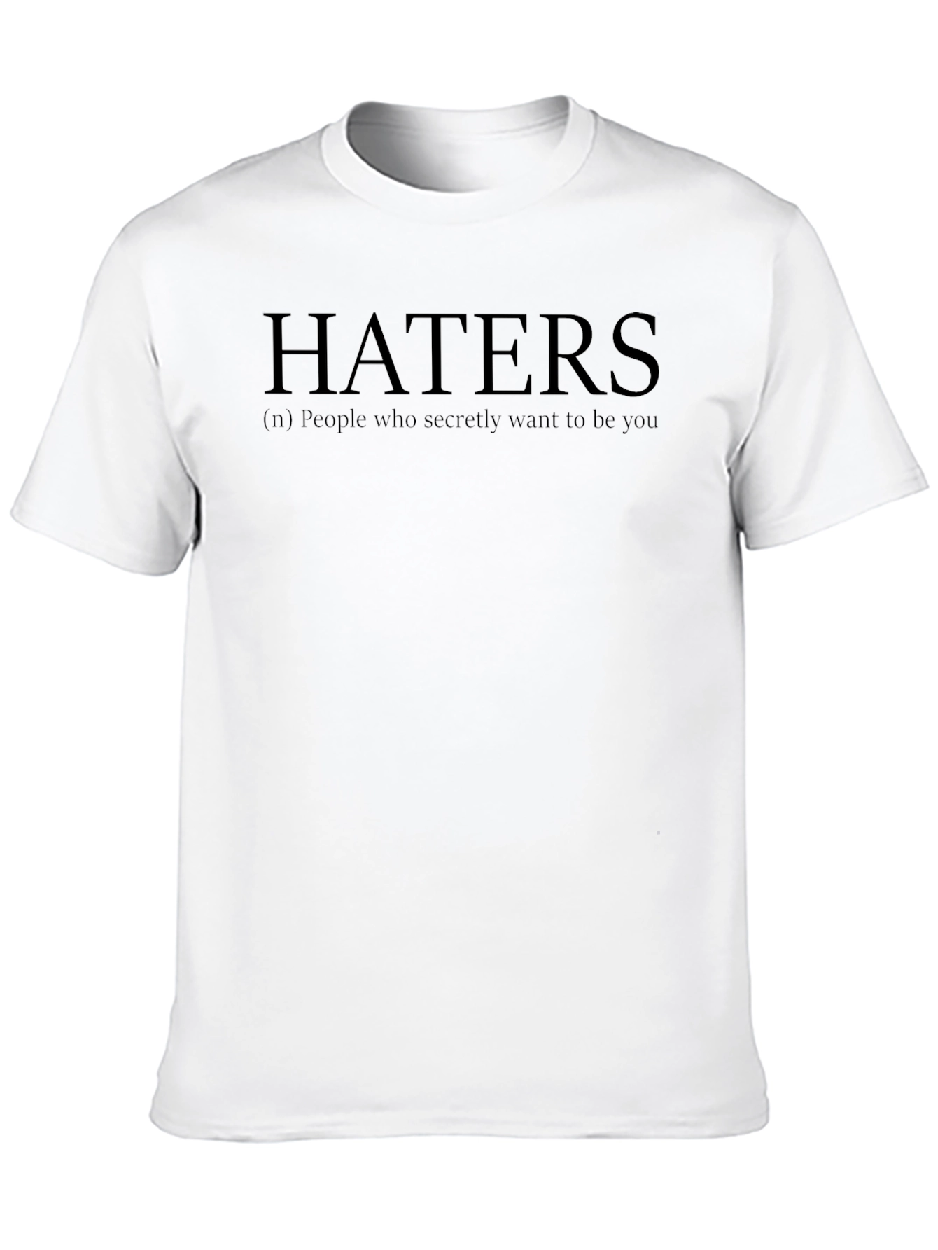 Haters Definition Graphic T-Shirt - Black