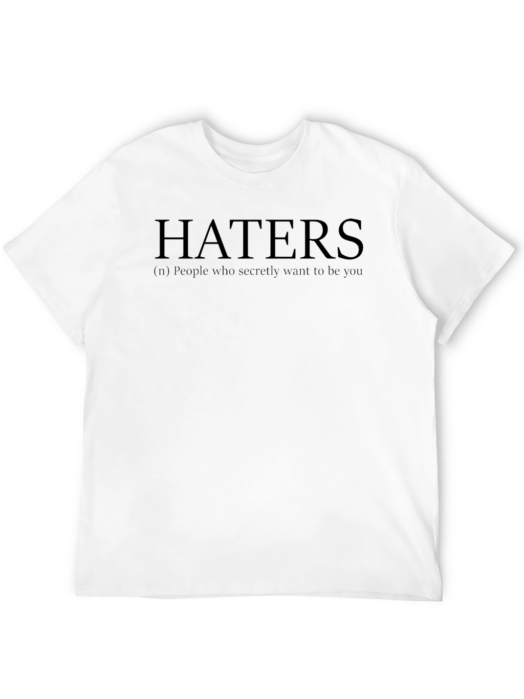 Haters Definition Graphic T-Shirt - Black