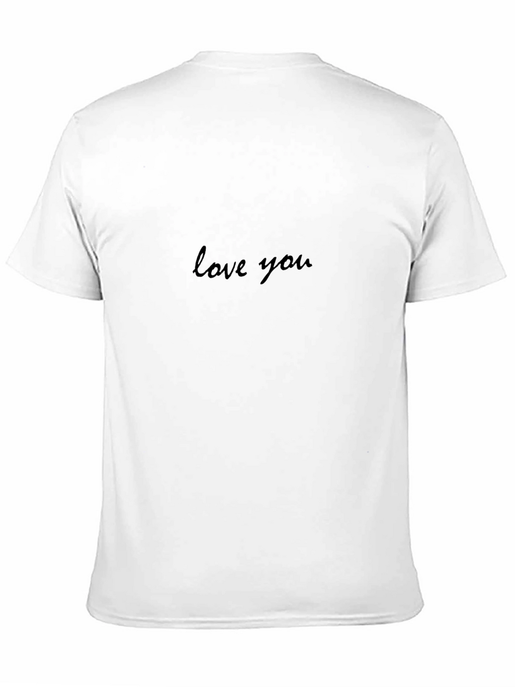 Love You Black T-Shirt - Trendy Casual Tee