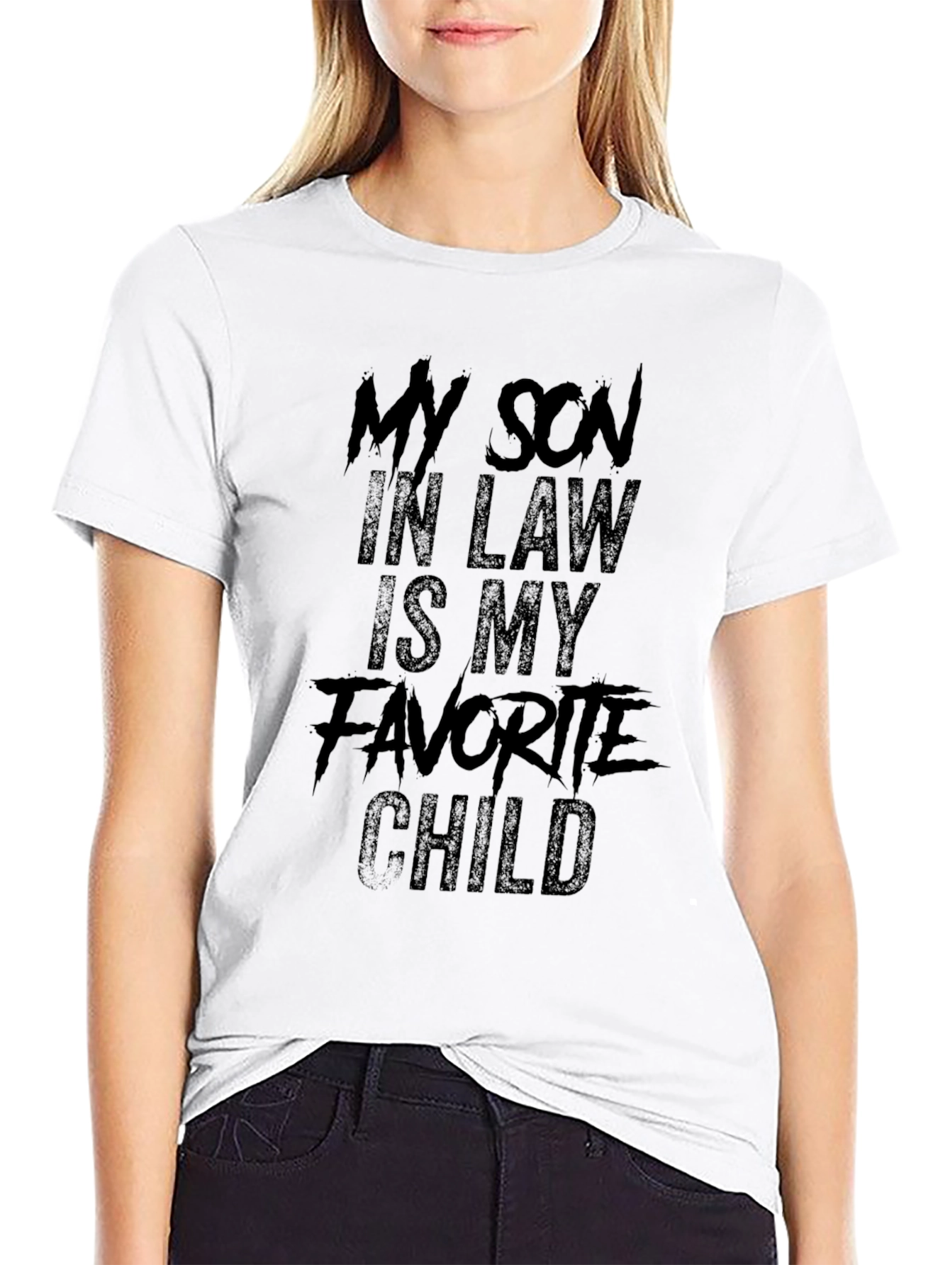 Funny Son-In-Law Favorite Child Graphic Tee