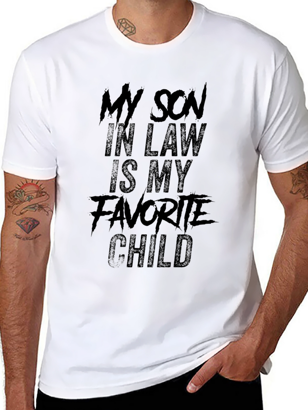 Funny Son-In-Law Favorite Child Graphic Tee
