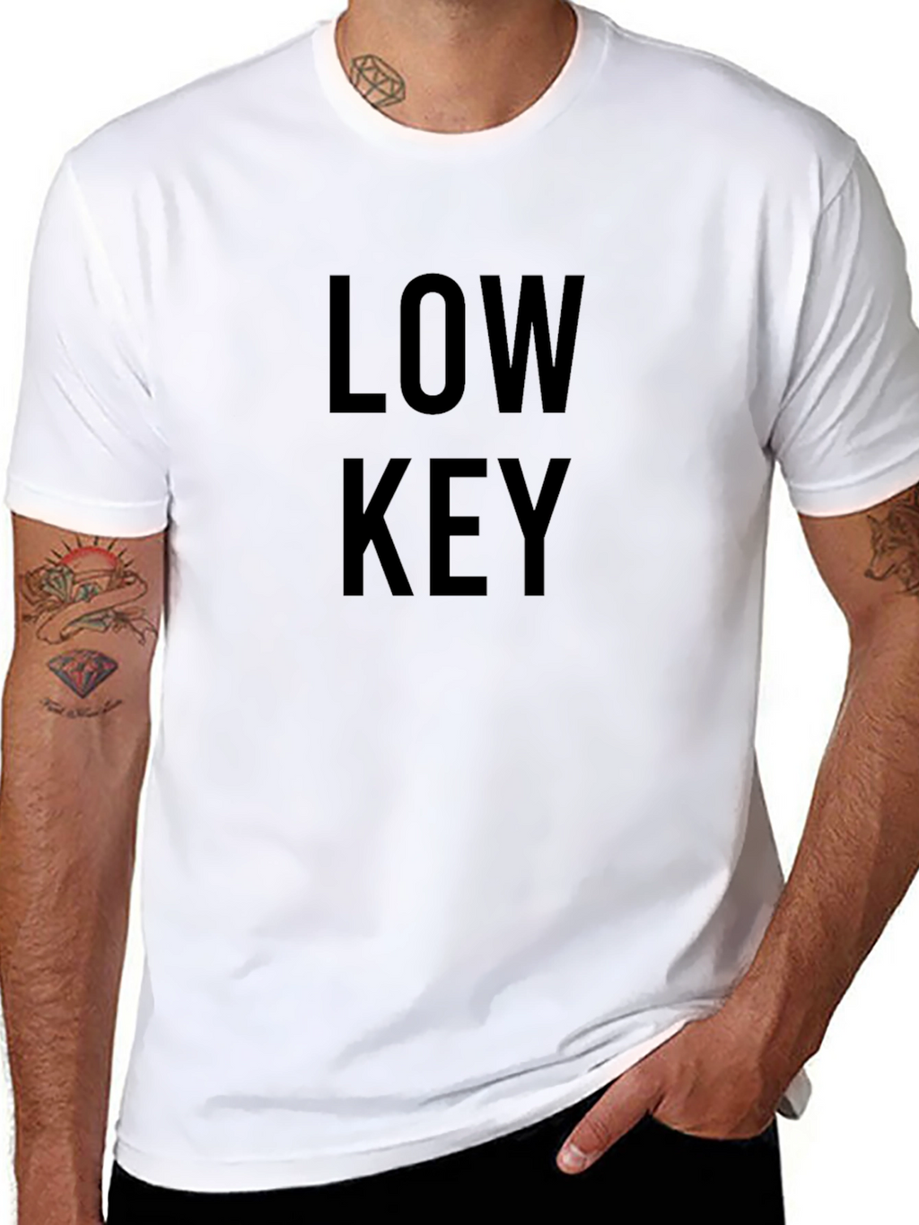 Low Key Graphic T-Shirt - Relaxed Everyday Wear
