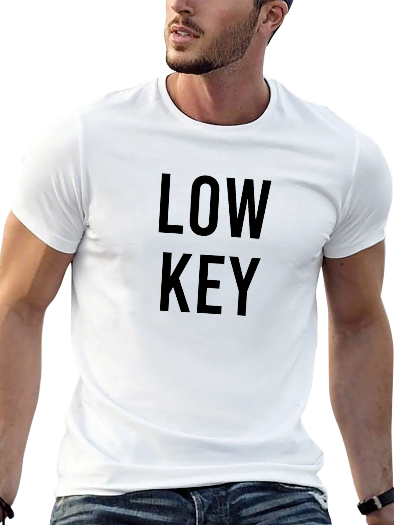 Low Key Graphic T-Shirt - Relaxed Everyday Wear
