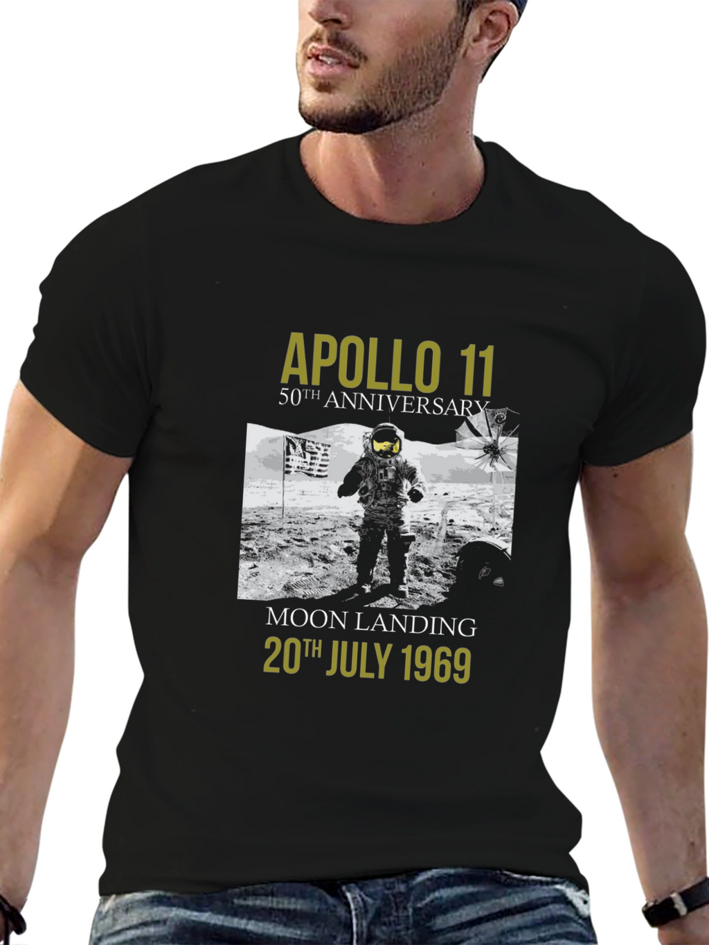 Apollo 11 50th Anniversary Moon Landing T-Shirt