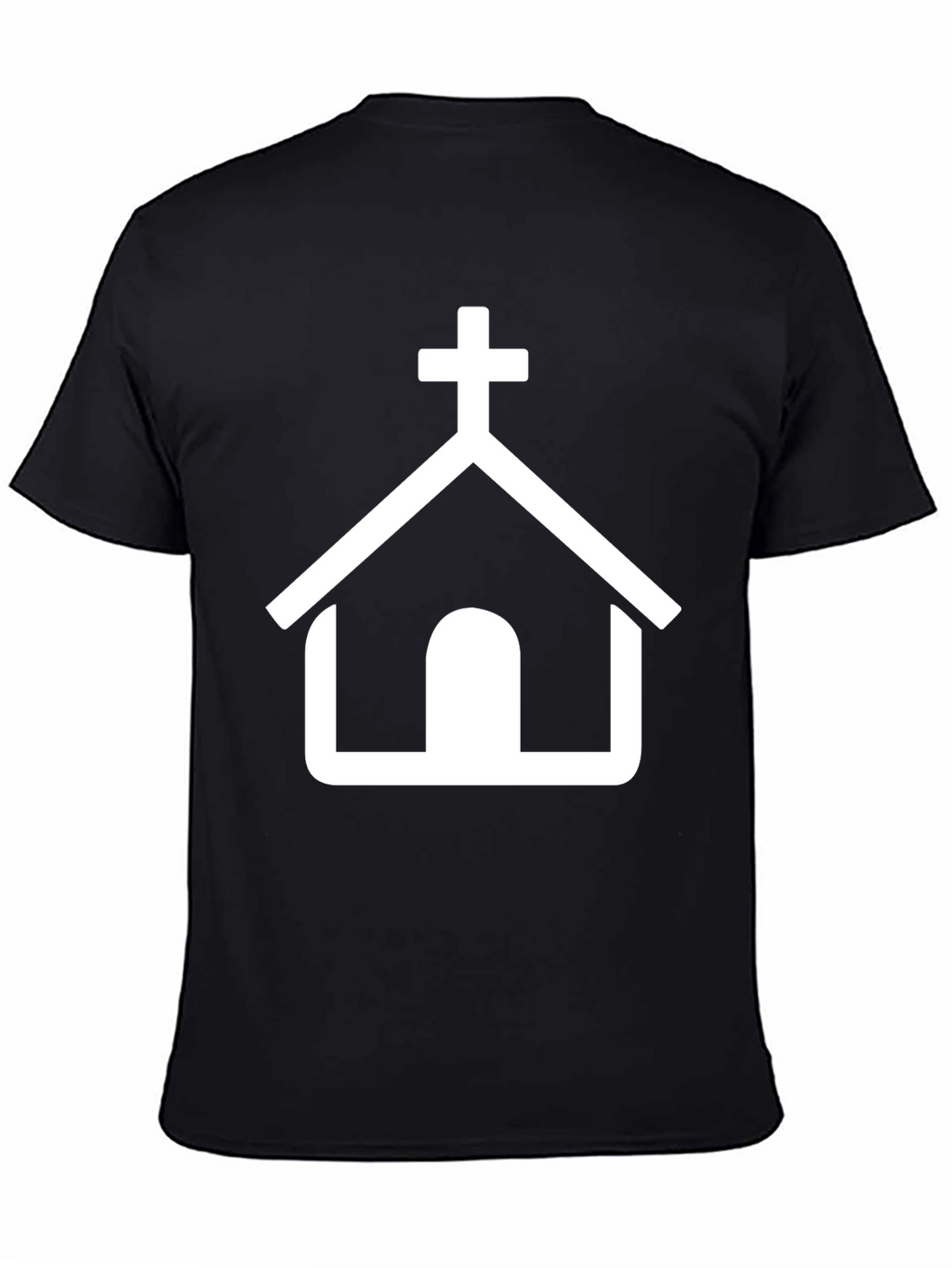 Church Graphic T-Shirt - Black