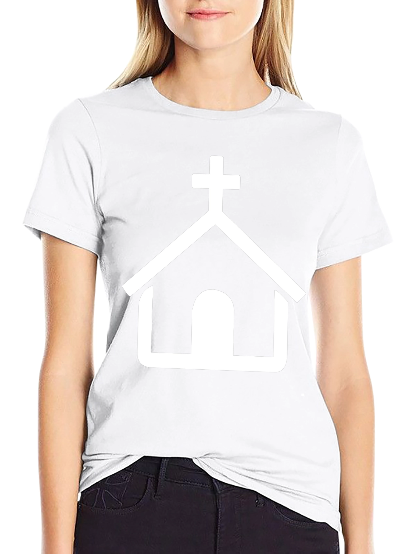 Church Graphic T-Shirt - Black
