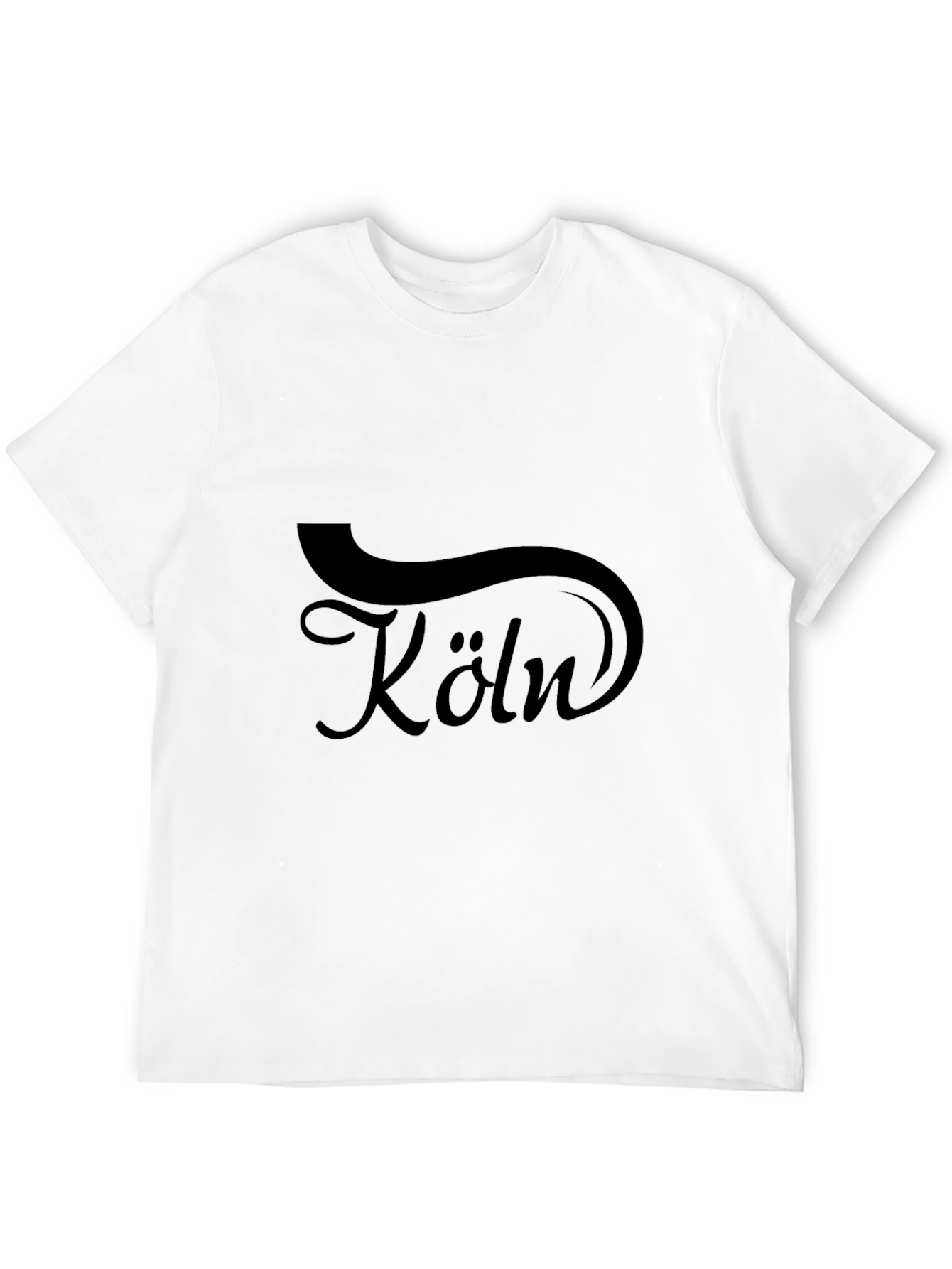 Köln Graphic Black T-Shirt - Stylish German City Design