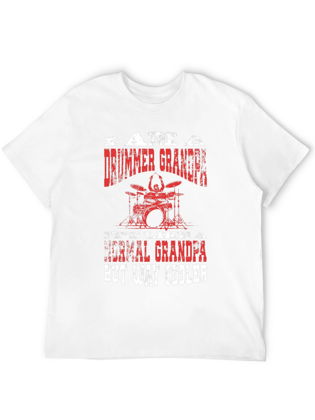 Drummer Grandpa T-Shirt - Cool Graphic Tee