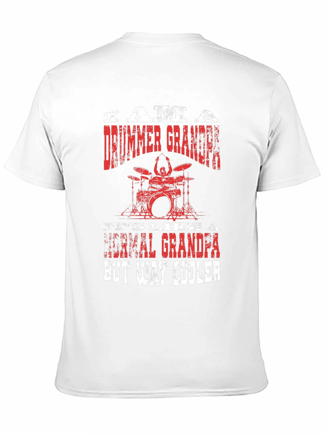 Drummer Grandpa T-Shirt - Cool Graphic Tee