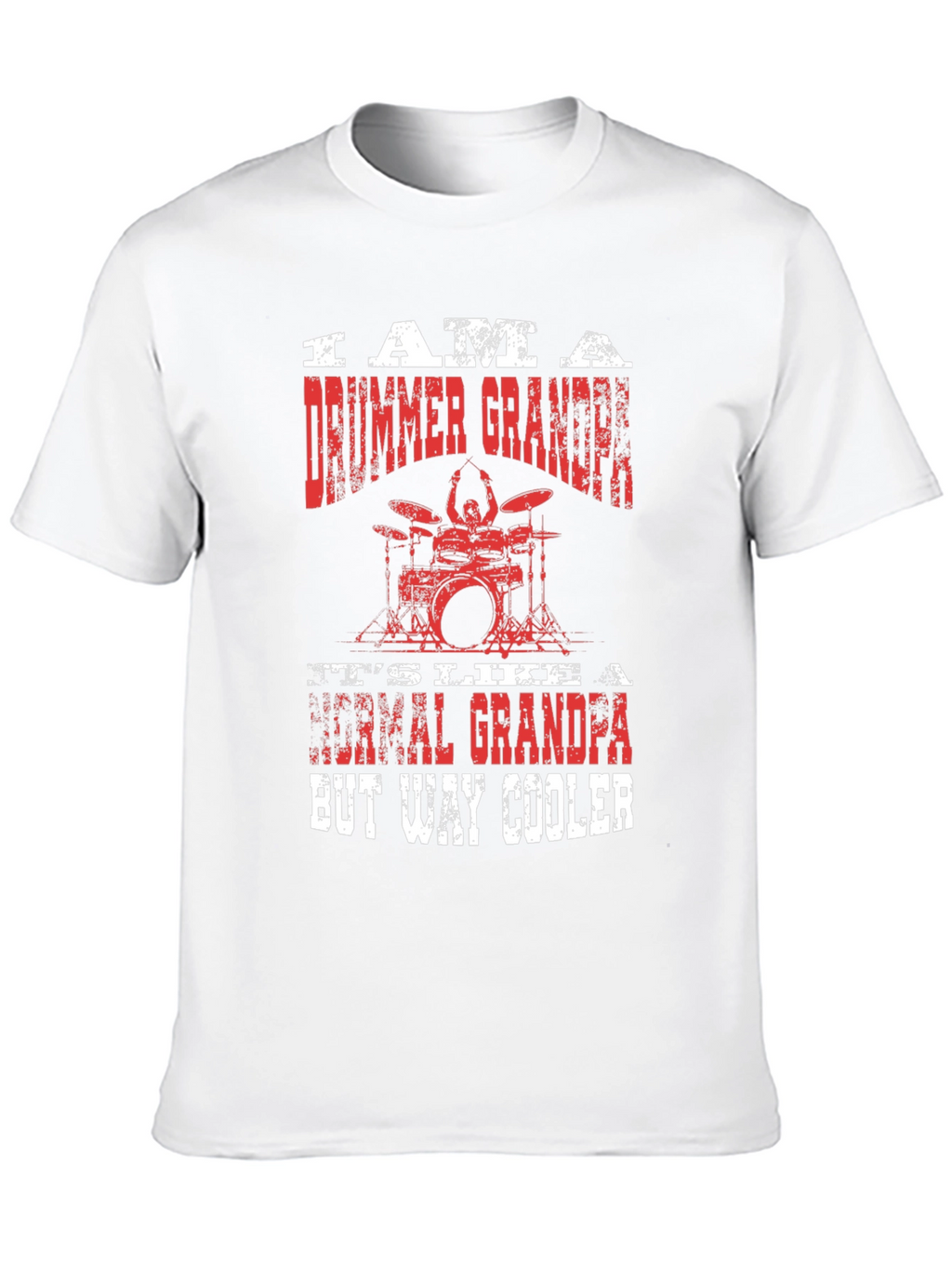 Drummer Grandpa T-Shirt - Cool Graphic Tee
