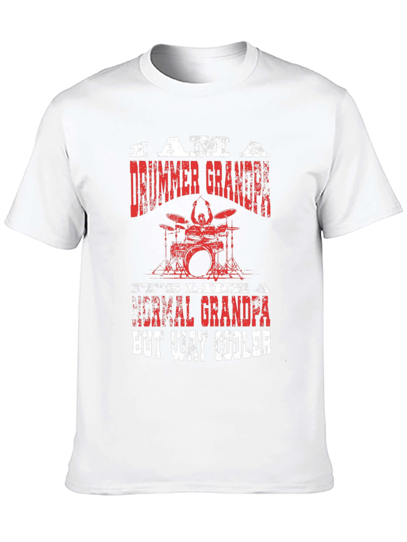 Drummer Grandpa T-Shirt - Cool Graphic Tee