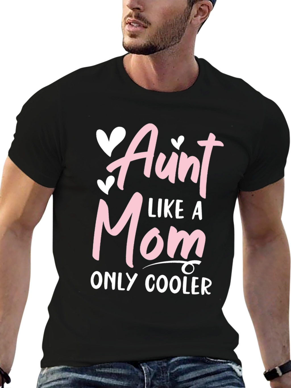 Aunt Like a Mom Only Cooler Tee