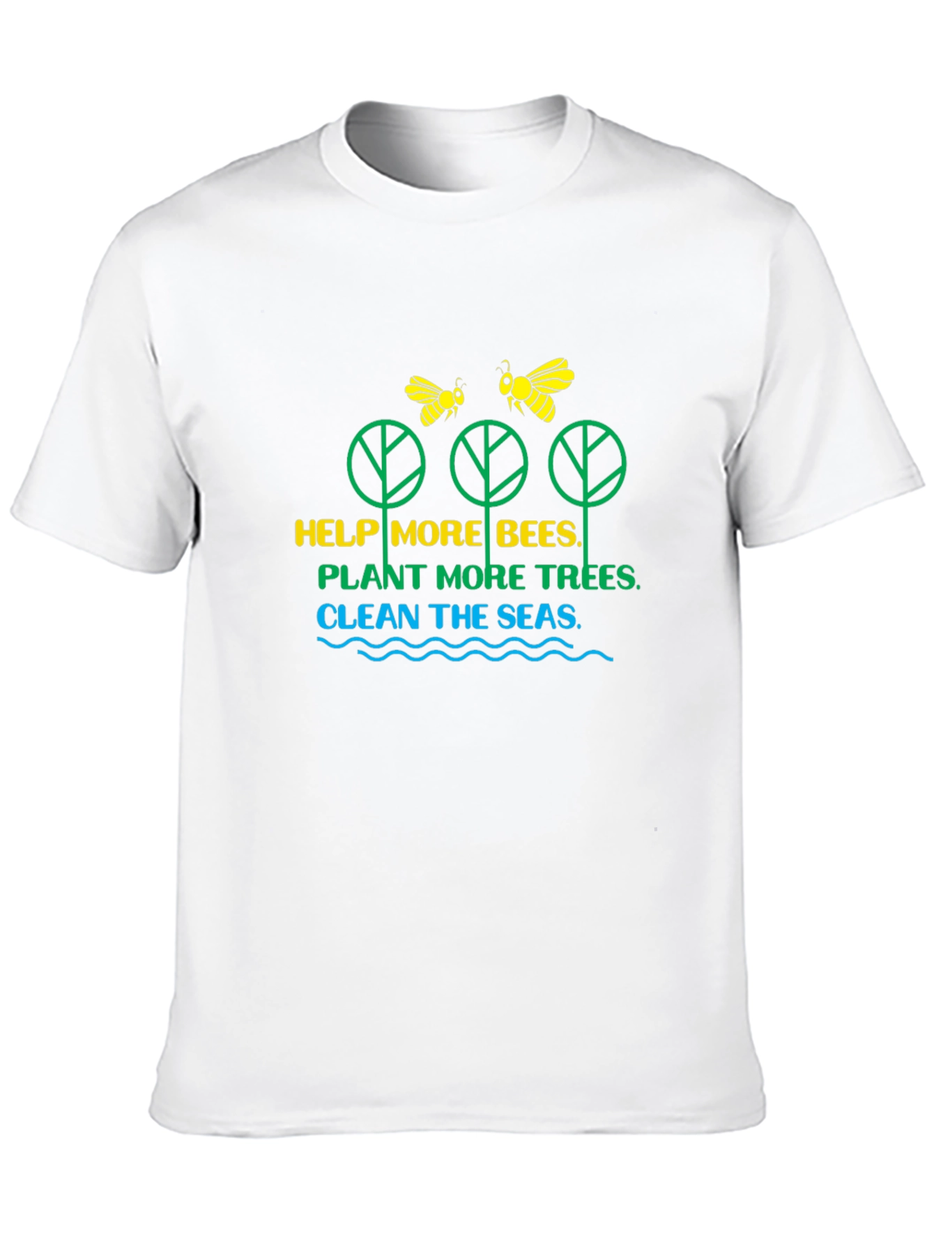 Eco-Friendly Bee & Tree Graphic Tee