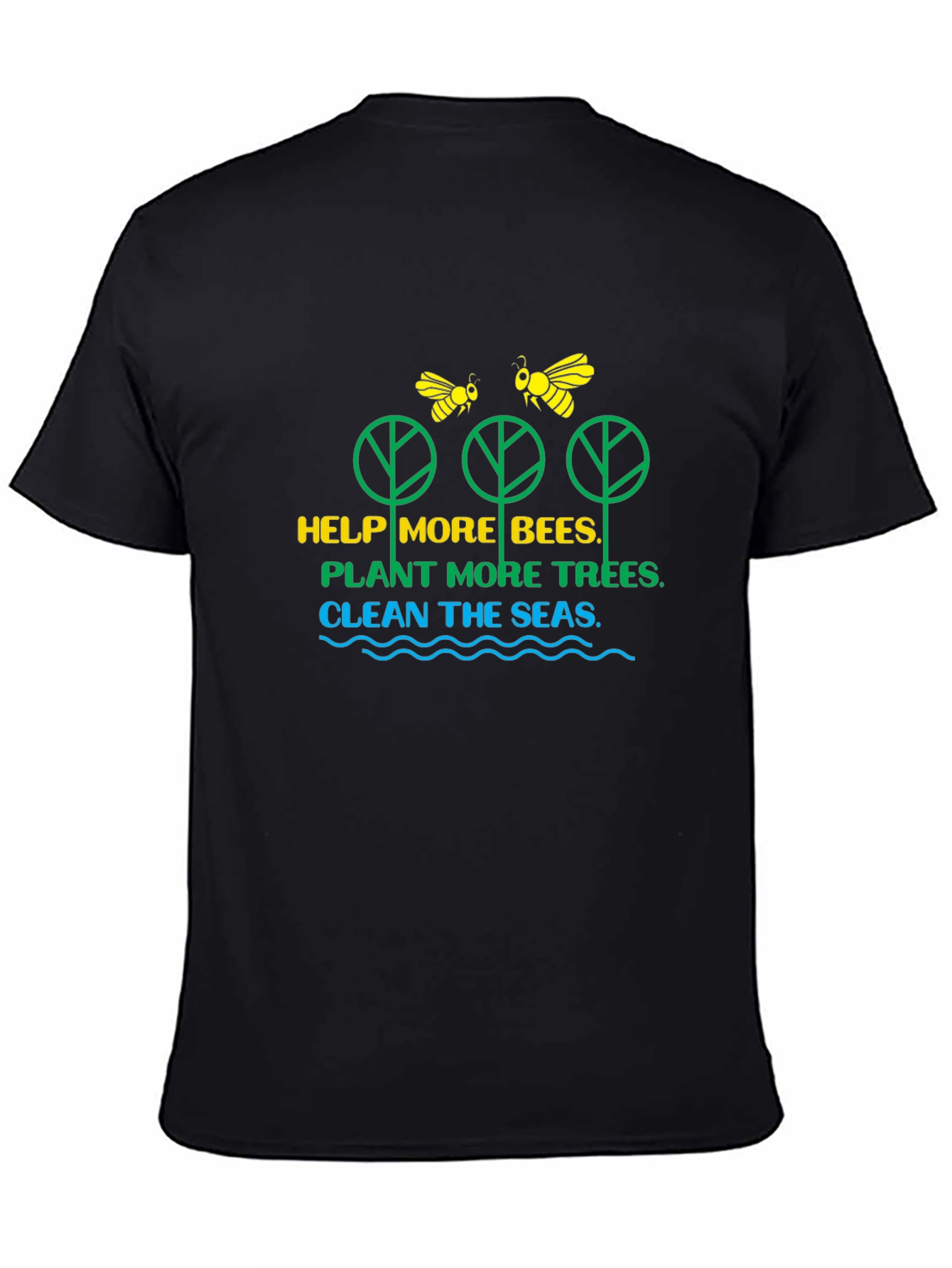 Eco-Friendly Bee & Tree Graphic Tee