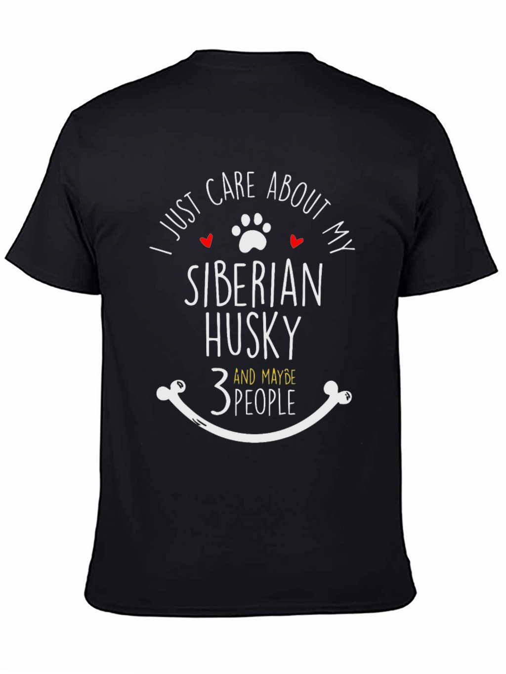 Siberian Husky Lover T-Shirt - Care About My Dog