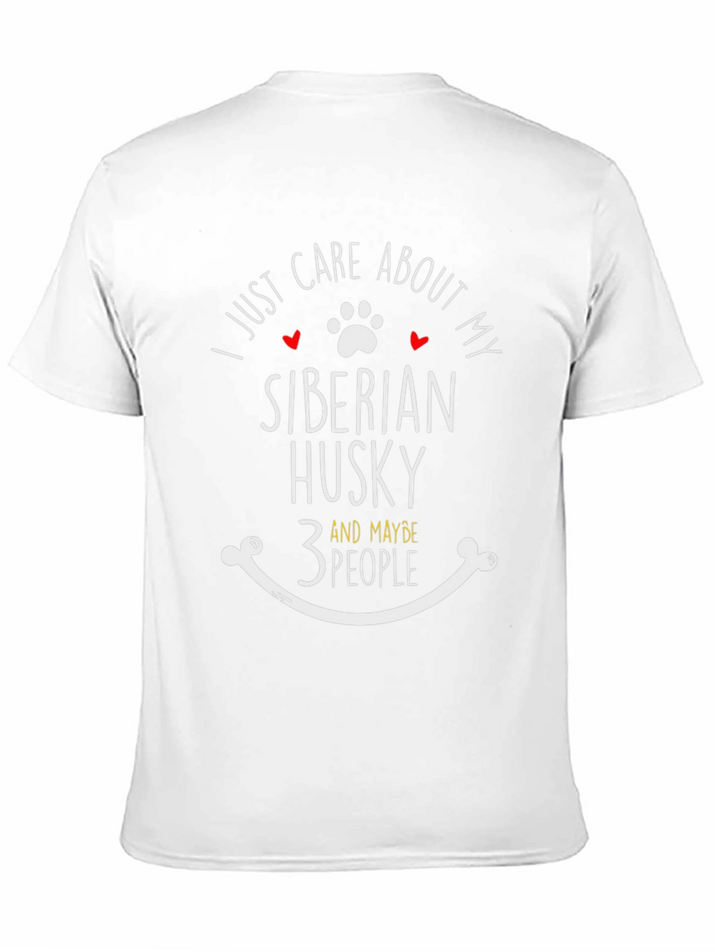 Siberian Husky Lover T-Shirt - Care About My Dog