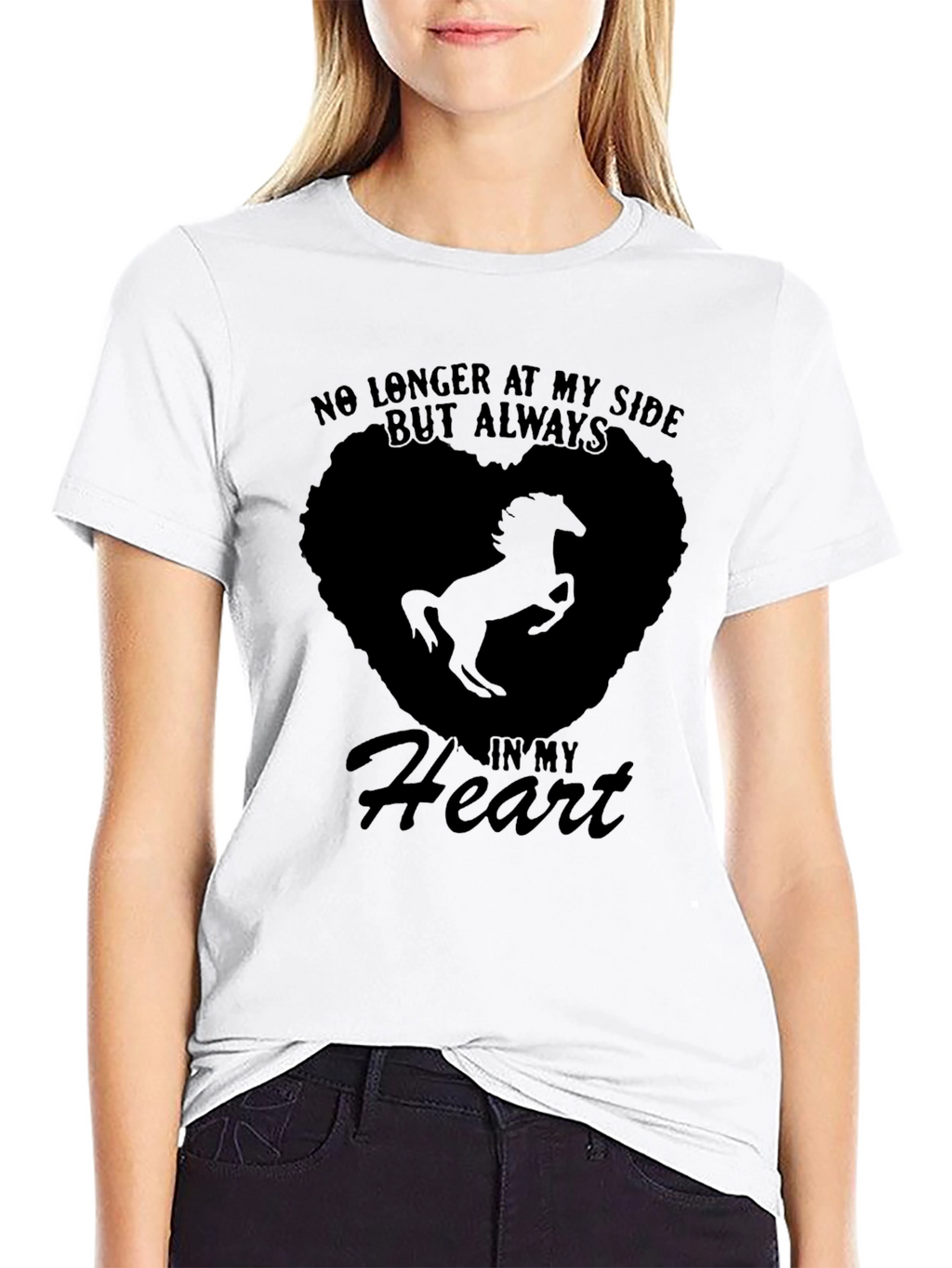 Horse Memorial T-Shirt: Always in My Heart