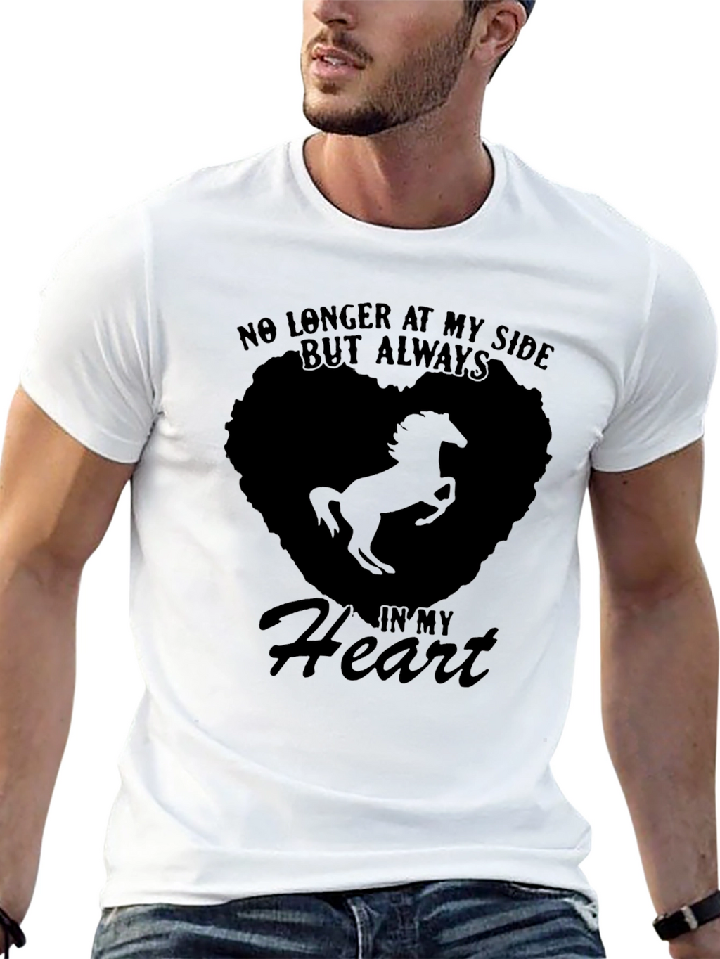 Horse Memorial T-Shirt: Always in My Heart