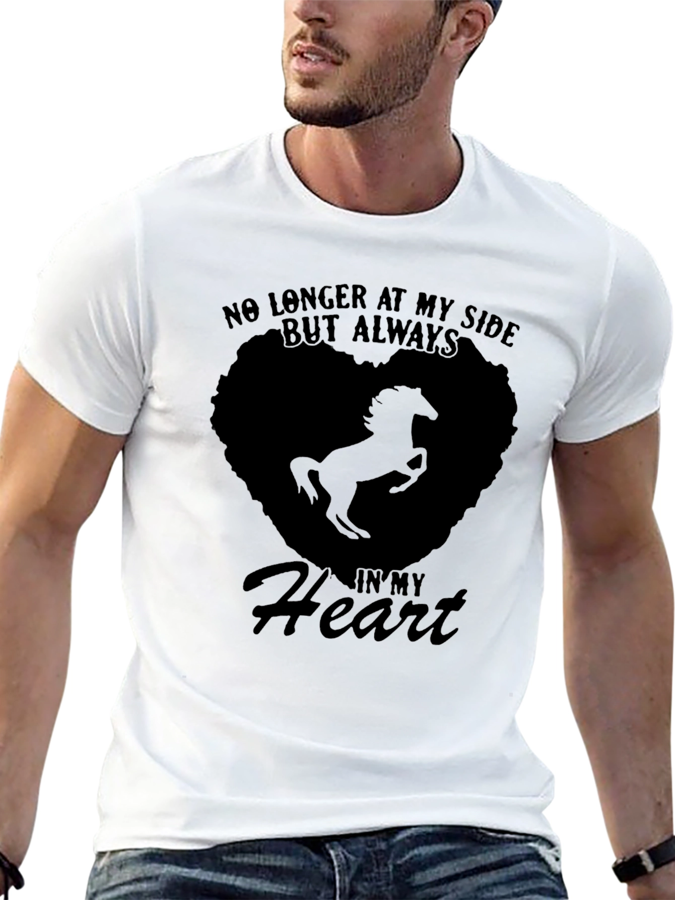 Horse Memorial T-Shirt: Always in My Heart