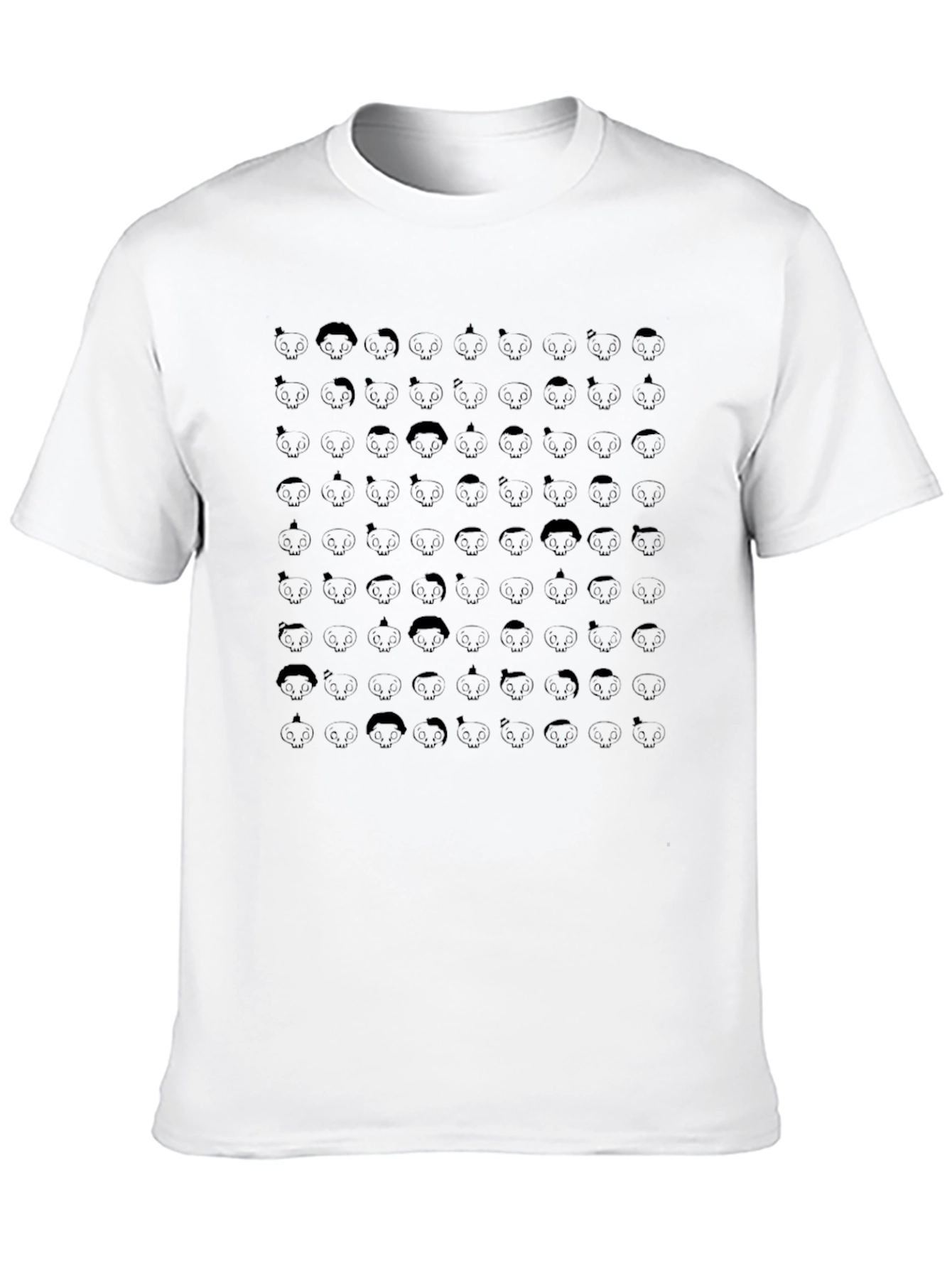 Graphic Print Mens Black T-Shirt