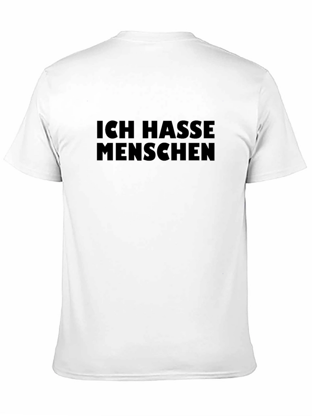 Ich Hasse Menschen Black Tee - Anti-Social T-Shirt