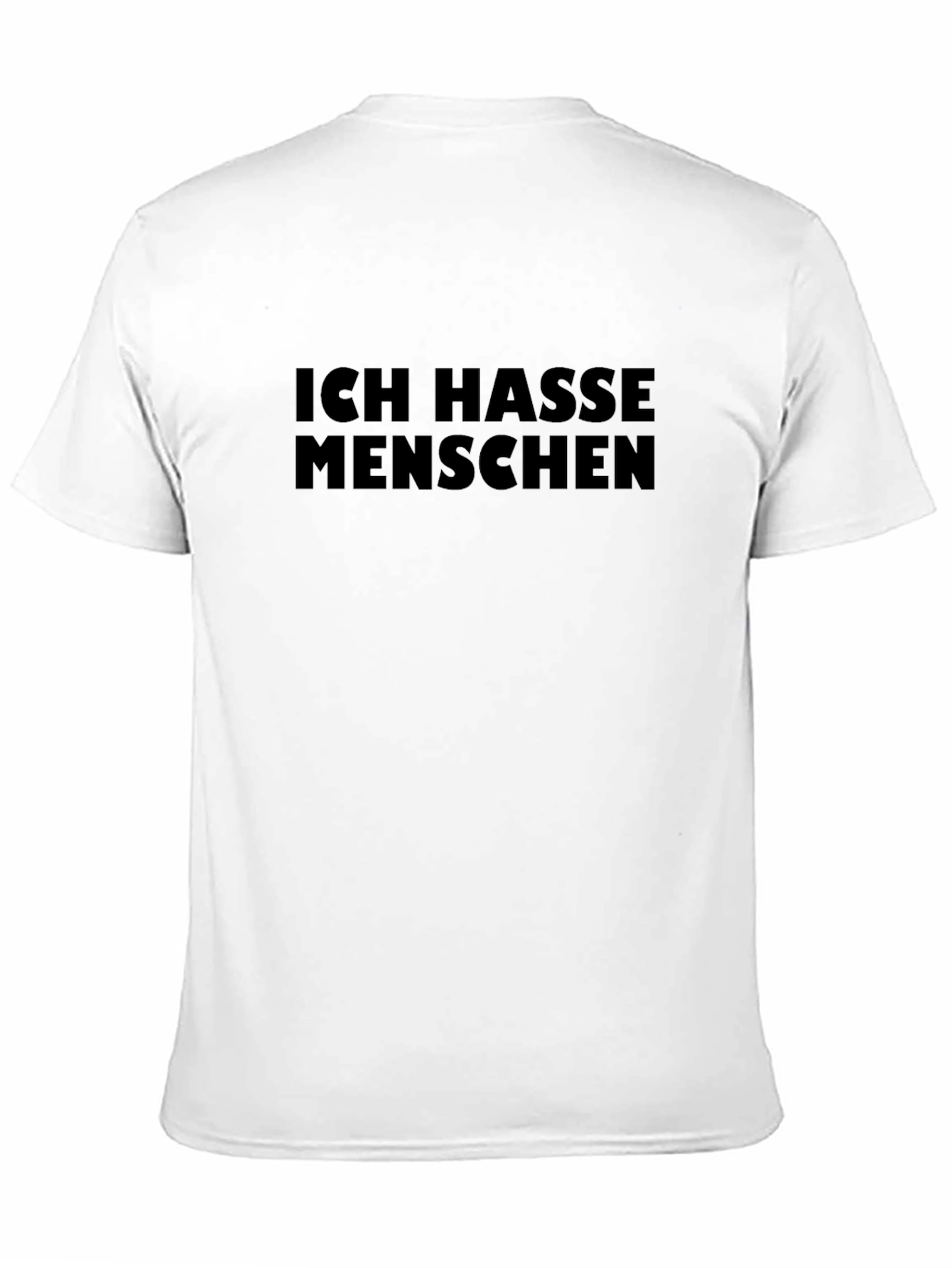 Ich Hasse Menschen Black Tee - Anti-Social T-Shirt