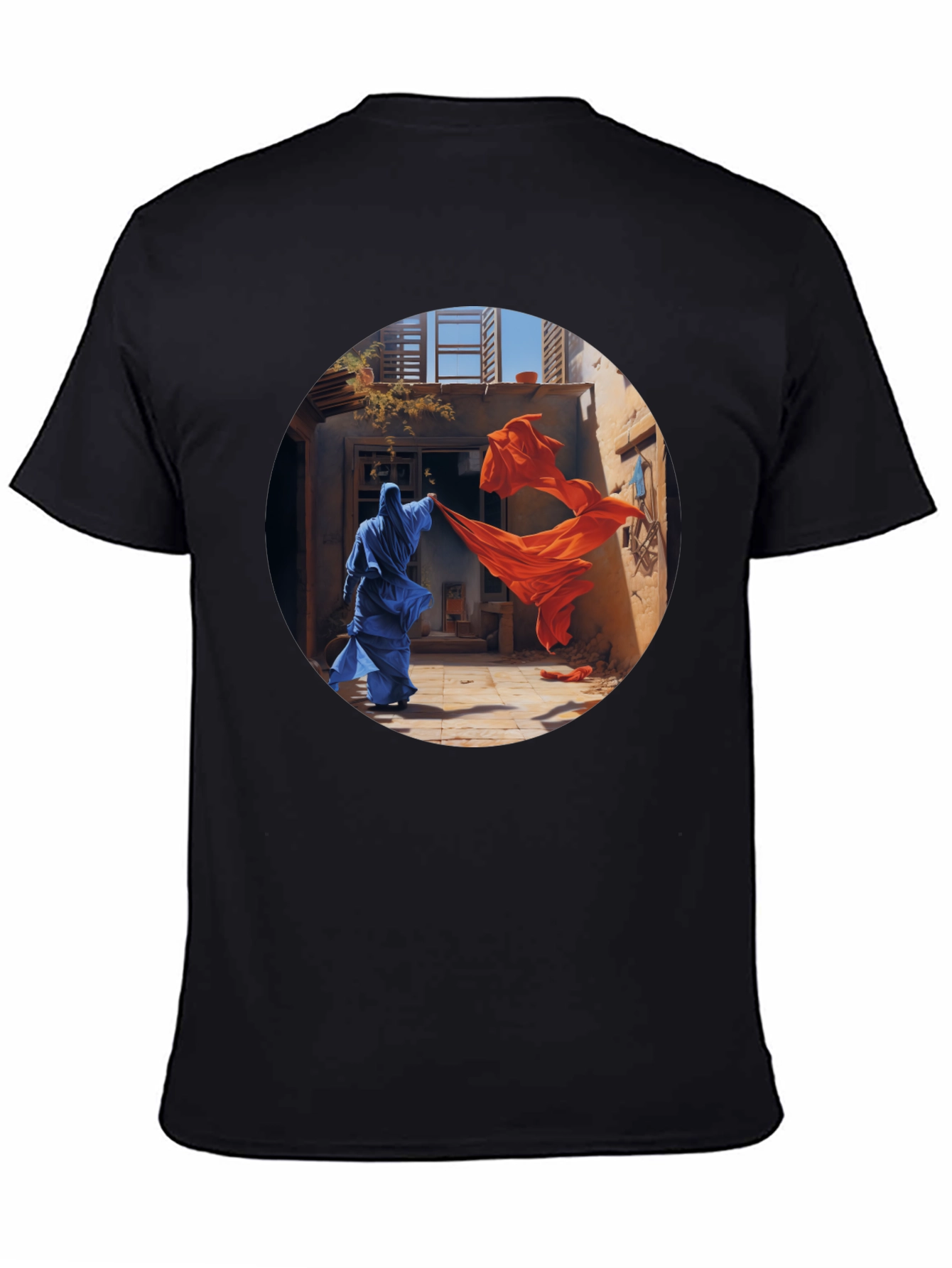 Abstract Art Graphic T-Shirt - Vibrant Colors Unique Design