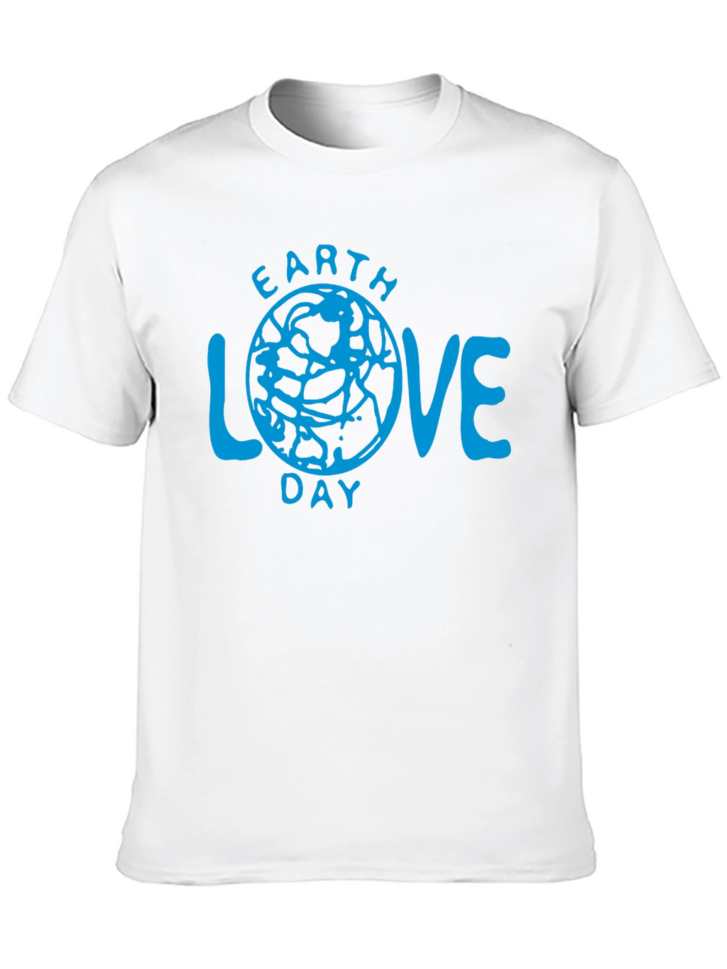 Earth Love Day Graphic T-Shirt - Black
